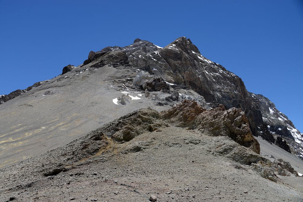 16 Cerro Ameghino From The Ameghino Col 5370m On The Way To Aconcagua Camp 2